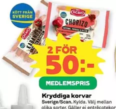 Scan - Kryddiga korvar