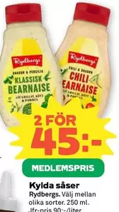 Rydbergs - Klassik Bearnaise & Chili Bearnaise