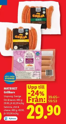 Extra - Grillkorv