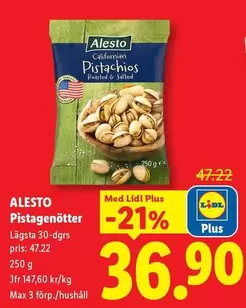 Pistachios Roasted & Salted