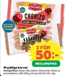 Scan - CHORIZO / KABANOSS