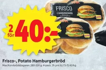Frisco - Hamburgerbröd