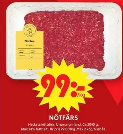 Nötfärs