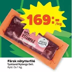 Nybergs Deli - Färsk nötytterfilé