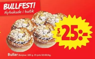 Bonjour - Bullar