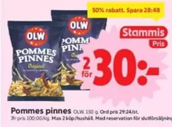OLW - Pommes pinnes