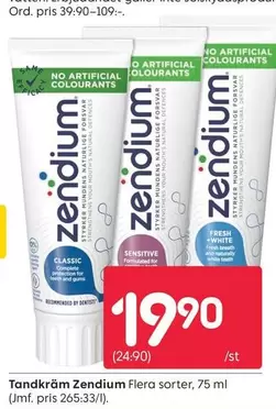 zendium - Tandkräm Flera sorter