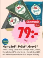 Arla - Herrgård, Präst, Grevé