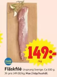 Fläskfilé