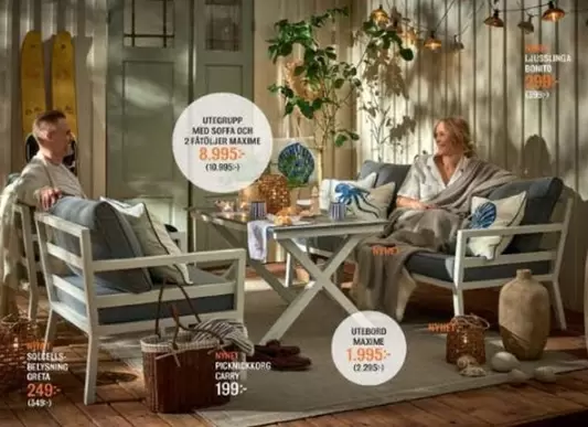 UTTERGRUPP MED SOFFA OCH 2 FÅTÖLJER