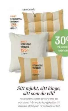 UTEDKUDDE STOLSDYNA TUREKOV