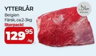 Ytterlår Belgien Färsk