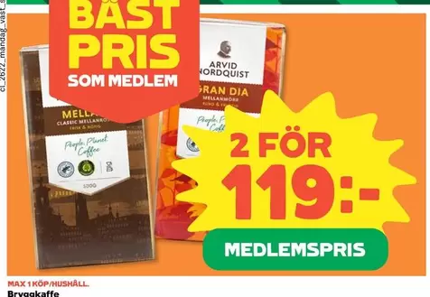 Arvid Nordquist - Bryggkaffe