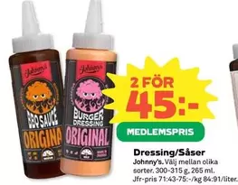 Johnny's - Burger Dressing Original