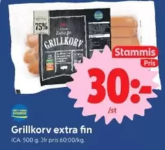 Extra - Grillkorv extra fin