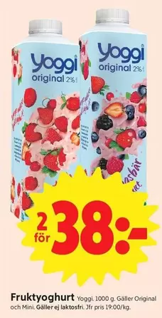 yoggi - Fruktyoghurt