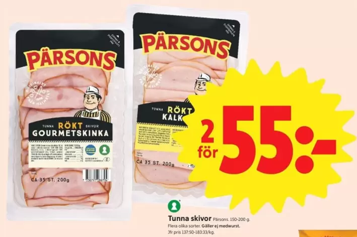 Pärsons - Tunna skivor