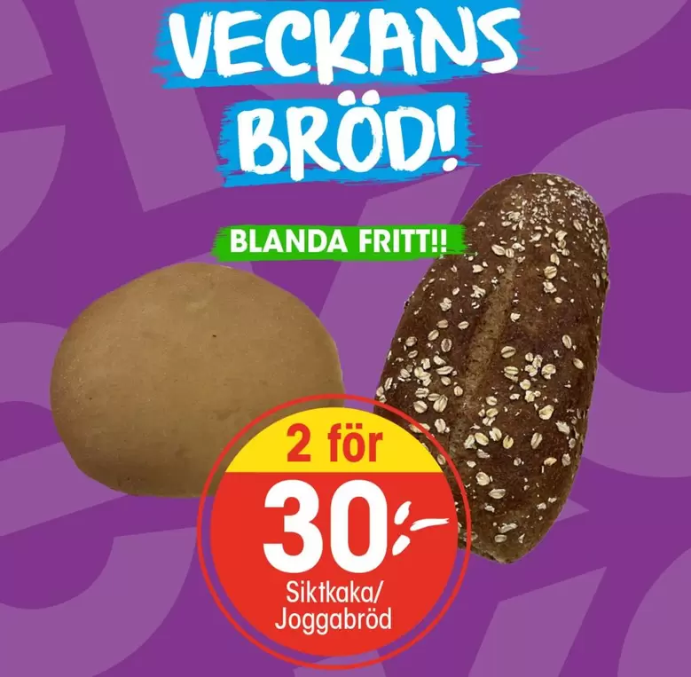 Siktkaka/Joggabröd