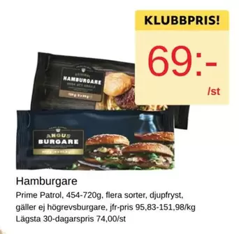 Prime - Hamburgare