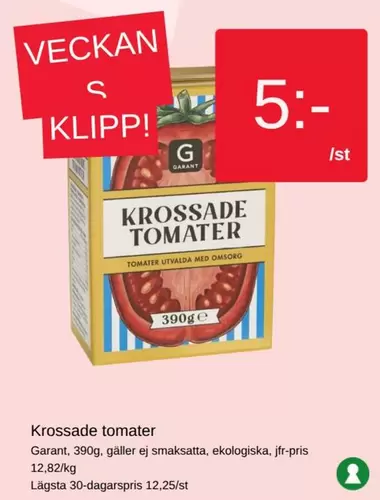 Garant - Krossade tomater
