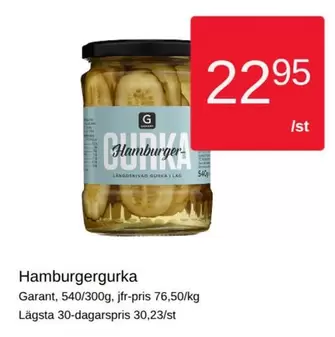 Garant - Hamburgergurka