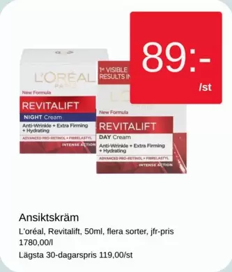 Extra - Revitalift Ansiktskräm