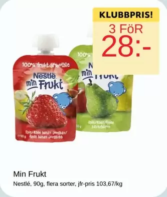 Nestlé - Min Frukt smoothie
