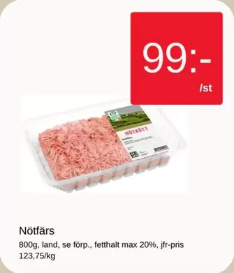 Nötfärs