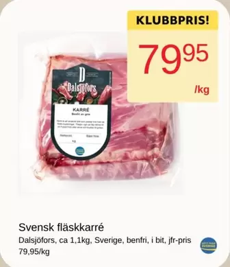 Svensk fläskkarré
