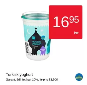 Garant - Turkisk yoghurt