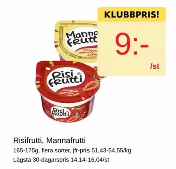 Risifrutti - , Mannafrutti