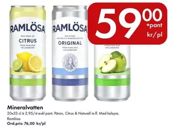 ramlösa - Mineralvatten