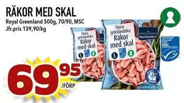 Royal Greenland - RÄKOR MED SKAL