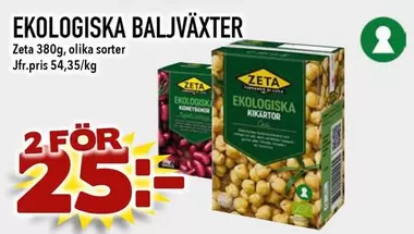 Zeta - EKOLOGISKA BALJVÄXTER
