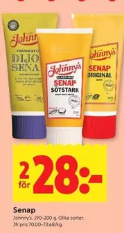 Johnny's - Senap Sötsur