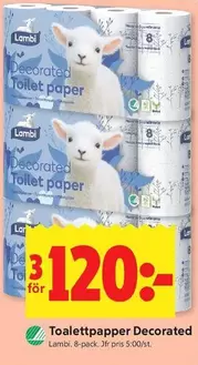 Lambi - Toilet paper Decorated