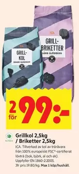 Grillkol / Briketter