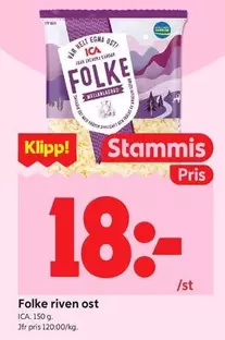 Folke riven ost