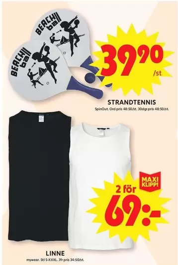 Mywear - STRANDTENNIS