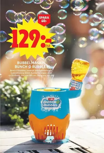BUBBELMASKIN