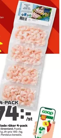 Coop - Räkor 4-pack