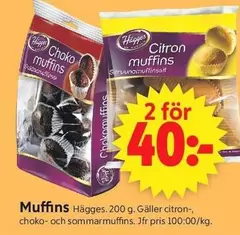 Hägges - Muffins