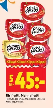 Risifrutti - , Mannafruktti