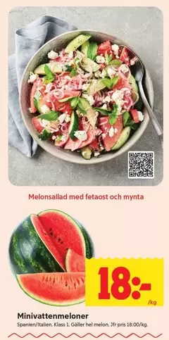 Minivattenmeloner