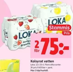 Loka - Kolsyrat vatten