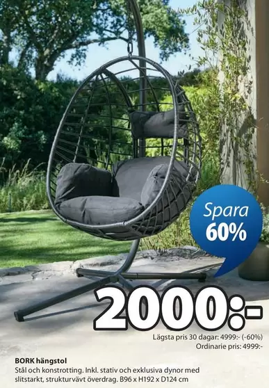 BORK hängstol