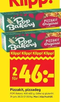 Pop bakery - Pizzakit Original