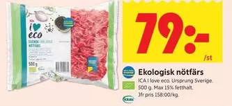 Ekologisk nötfärs