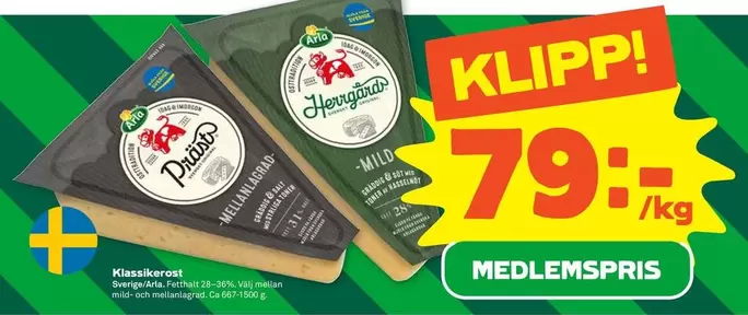 Arla - Klassikerost