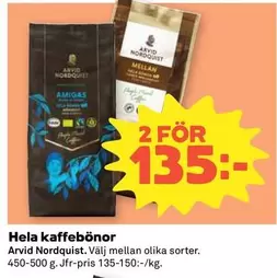 Arvid Nordquist - Hela kaffebönor